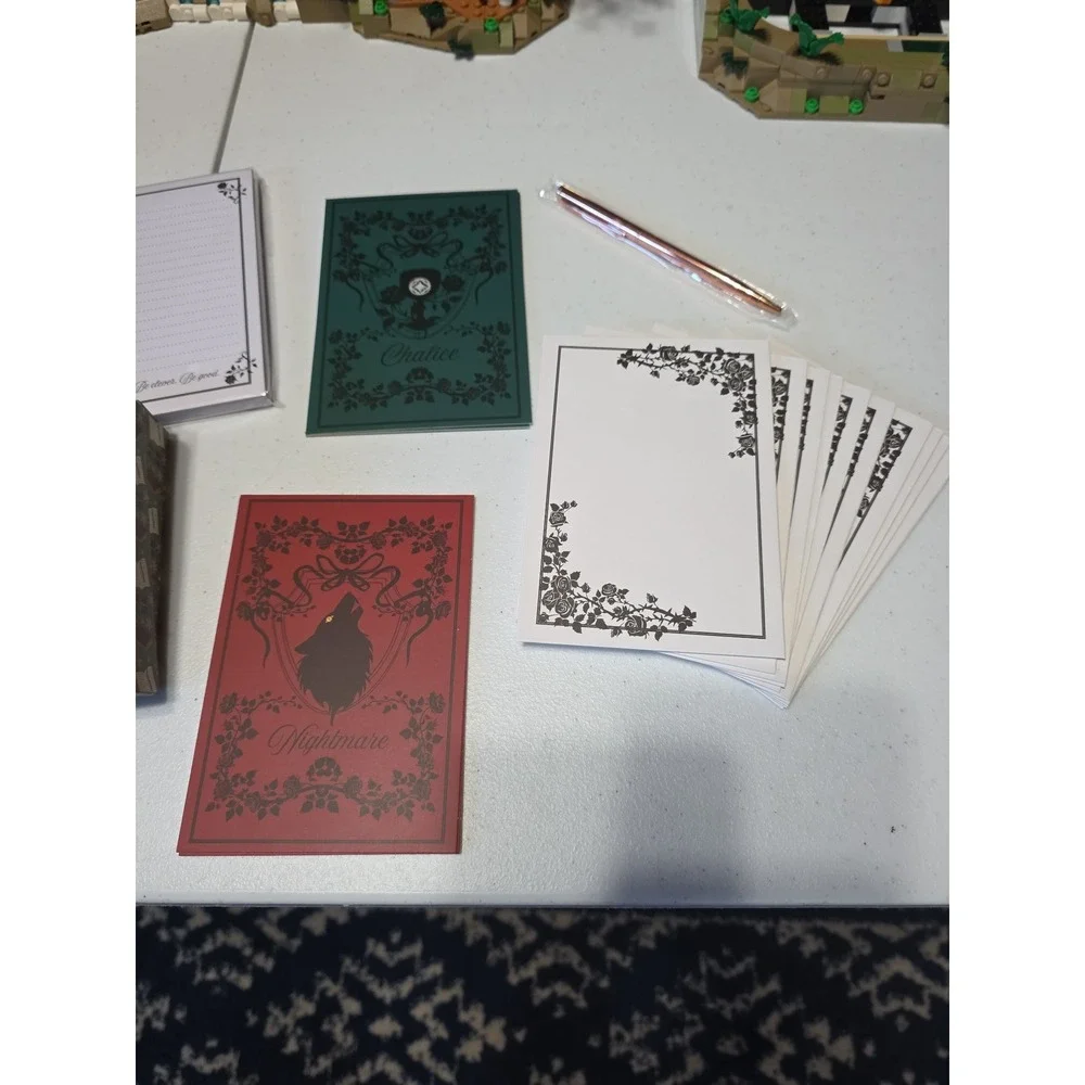 Owlcrate‎ One Dark Window stationary set